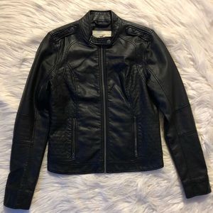 Hollister Vegan Leather Moto Jacket